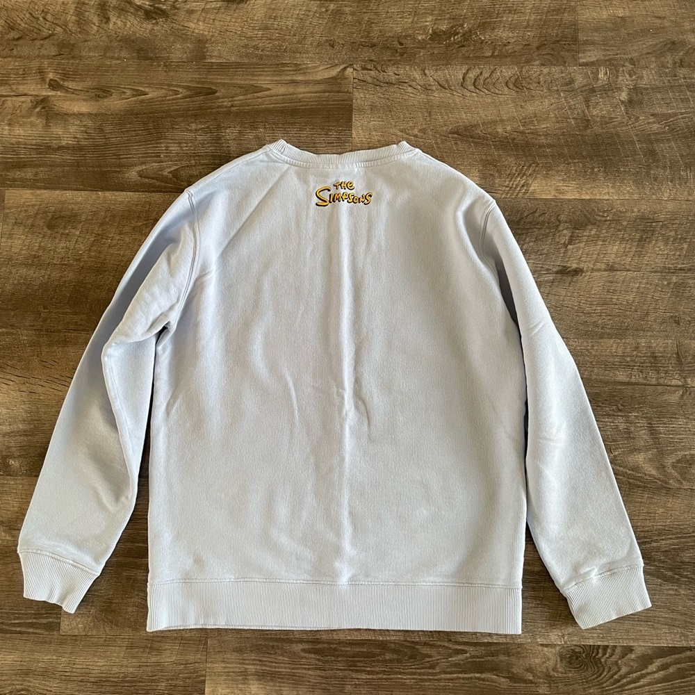 Zara The Simpsons Light Blue Sweatshirt 🎏 - Picture 2 of 9
